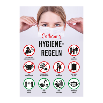 Werbeposter <br>Hygieneregeln