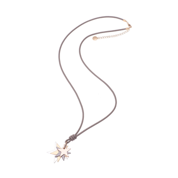 Necklace four stars <br>taupe